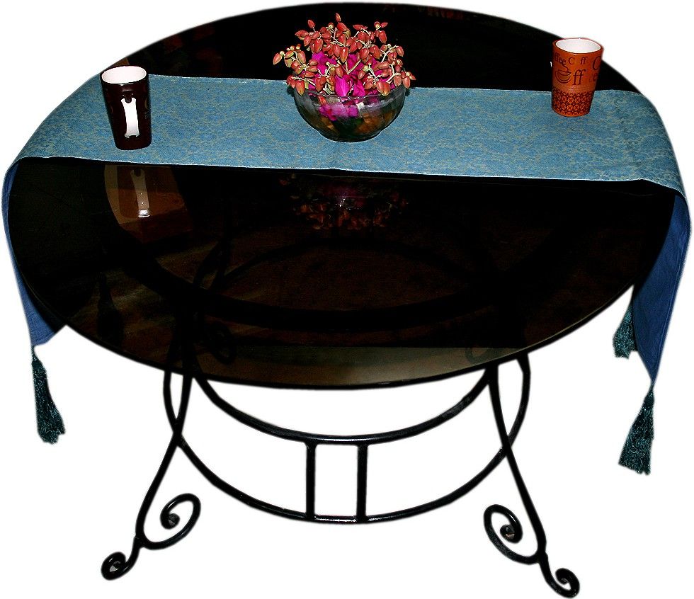 60% OFF on Sriam White, Blue 35 cm Table Runner 60% OFF on Sriam White, Blue 35 cm Table Runner