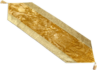 40% OFF on Jodhaa Beige, Gold 221 cm Table Runner 40% OFF on Jodhaa Beige, Gold 221 cm Table Runner
