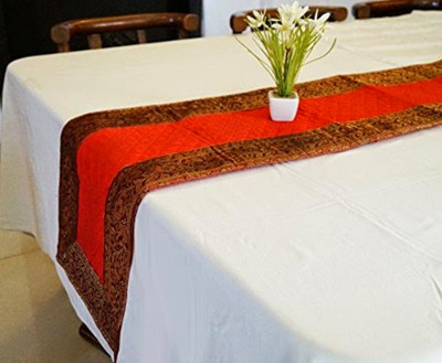 3% OFF on Indha Craft Red 182.9 cm Table Runner