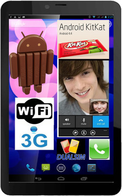 Vox 4.4 Android kitkat Dual Sim(3G+3G) calling tablet with 2MP camera