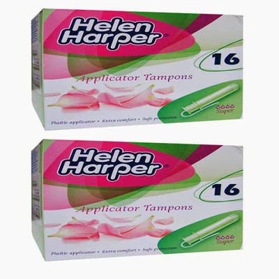 4% OFF on Helen Harper Medium to Heavy Flow Super Applicator Tampons 4% OFF on Helen Harper Medium to Heavy Flow Super Applicator Tampons