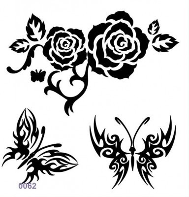 Shimmer Fans Glitter Tattoo Kit (TAPE + GLITTER)