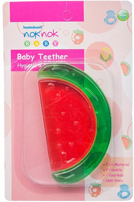 Healthbuddy Noknok Watermelon Baby Teether Unflavoured Healthbuddy Noknok Watermelon Baby Teether Unflavoured