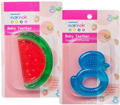 10% OFF on Healthbuddy Noknok Baby Teether, Watermelon & Duck, 1 Pc Each Unflavoured 10% OFF on Healthbuddy Noknok Baby Teether, Watermelon & Duck, 1 Pc Each Unflavoured