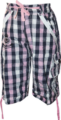 Jazzup Checkered Boy's Three Fourths Jazzup Checkered Boy's Three Fourths
