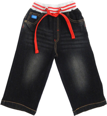 Kooka Kids Solid Boy's Denim Three Fourths Kooka Kids Solid Boy's Denim Three Fourths