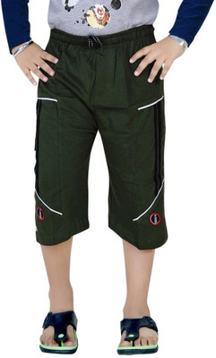 30% OFF on Mint Solid Boy's Three Fourths
