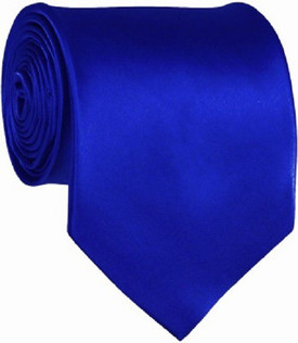 CorpWed CorpWed Solid Blue Men's Tie Solid Men's Tie
