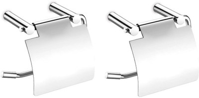 54% OFF on Dazzle Stainless Steel Toilet Paper Holder Lid Included 54% OFF on Dazzle Stainless Steel Toilet Paper Holder Lid Included