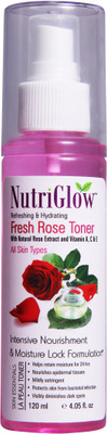 20% OFF on NutriGlow Fresh Rose Toner 120 ml 20% OFF on NutriGlow Fresh Rose Toner 120 ml