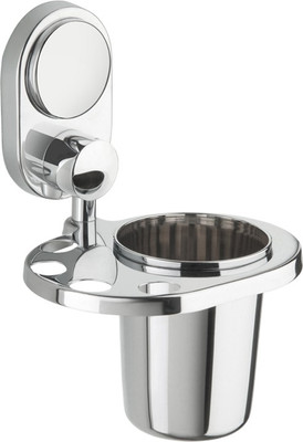 21% OFF on Doyours SS Glass / Tumbler Holder with Stainless Steel Toothbrush Holder Wall Mount