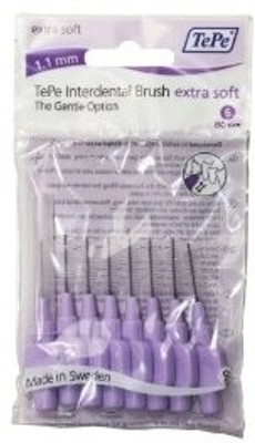 5% OFF on TePe Interdental Brush Extra soft - 1.1mm Pack of 8 Purple 5% OFF on TePe Interdental Brush Extra soft - 1.1mm Pack of 8 Purple