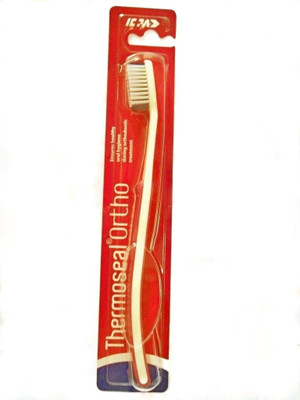 Thermoseal Ortho Professionally Designed Soft Bristled Brush Pink, White Thermoseal Ortho Professionally Designed Soft Bristled Brush Pink, White