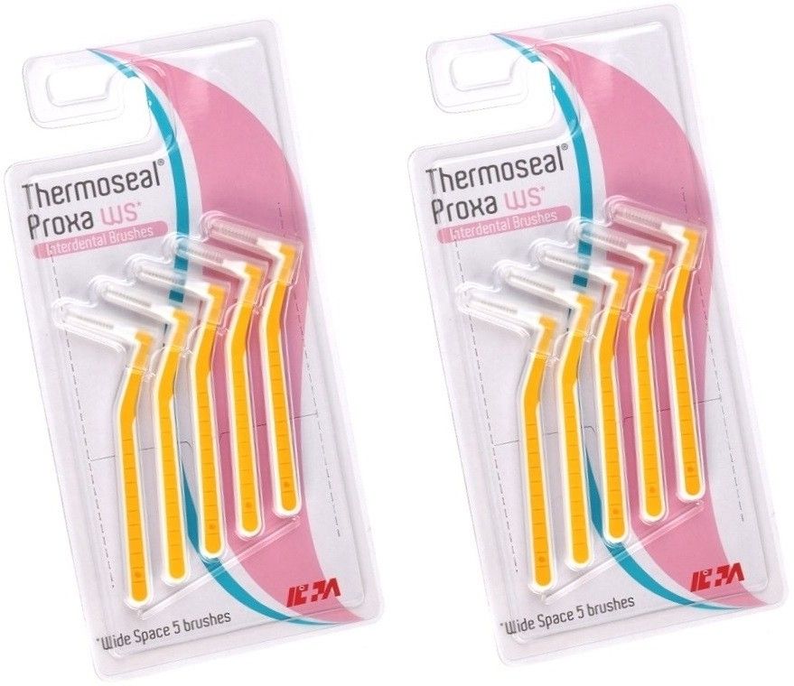 10% OFF on Thermoseal Proxa WS Wide space Interdental Brushes Yellow