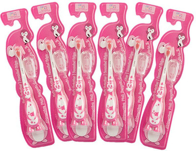 43% OFF on Healthbuddy NokNok Pink Penguin Toothbrush Baby Girl, 6 pcs 43% OFF on Healthbuddy NokNok Pink Penguin Toothbrush Baby Girl, 6 pcs