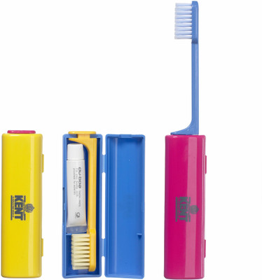 20% OFF on Kent Foldable Travel Toothbrush with travel Toothpaste Blue 20% OFF on Kent Foldable Travel Toothbrush with travel Toothpaste Blue