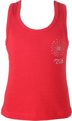 Eight 26 Casual Sleeveless Solid Baby Girl's Top