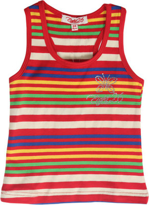 Eight 26 Casual Sleeveless Striped Baby Girl's Top