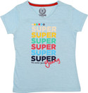 SuperYoung Casual Short Sleeve Graphic Print Girl's Top SuperYoung Casual Short Sleeve Graphic Print Girl's Top