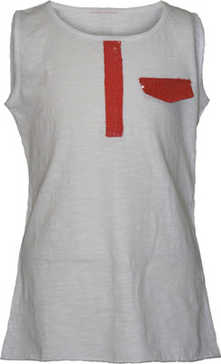 50% OFF on Cool Quotient Casual Sleeveless Solid Baby Girl's Top