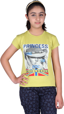 65% OFF on Skidlers Casual Short Sleeve Solid, Graphic Print Girl's Top 65% OFF on Skidlers Casual Short Sleeve Solid, Graphic Print Girl's Top