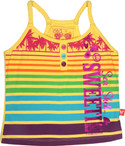 Vitamins Casual Sleeveless Graphic Print Girl's Top