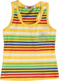 Eight 26 Casual Sleeveless Striped Baby Girl's Top