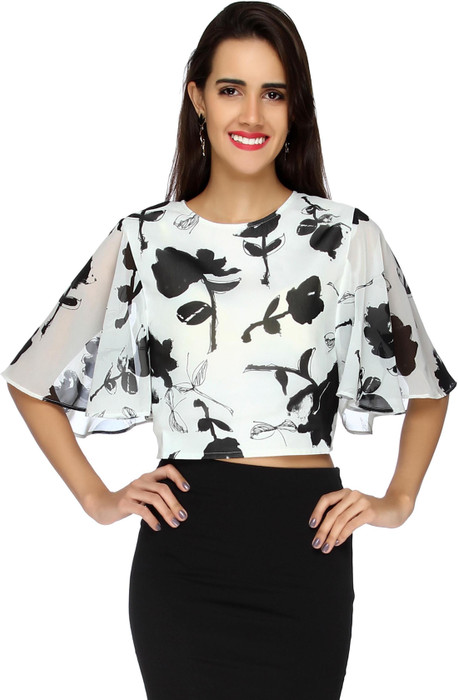 20Dresses Casual Bell Sleeve Floral Print Women's Top