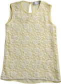 Kami Casual Sleeveless Solid Girl's Top Kami Casual Sleeveless Solid Girl's Top