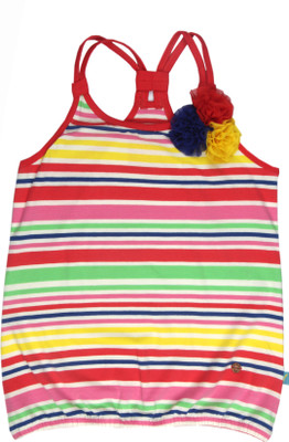 Vitamins Casual Sleeveless Printed Girl's Top