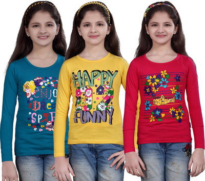 41% OFF on Sinimini Casual Full Sleeve Printed Girl's Top