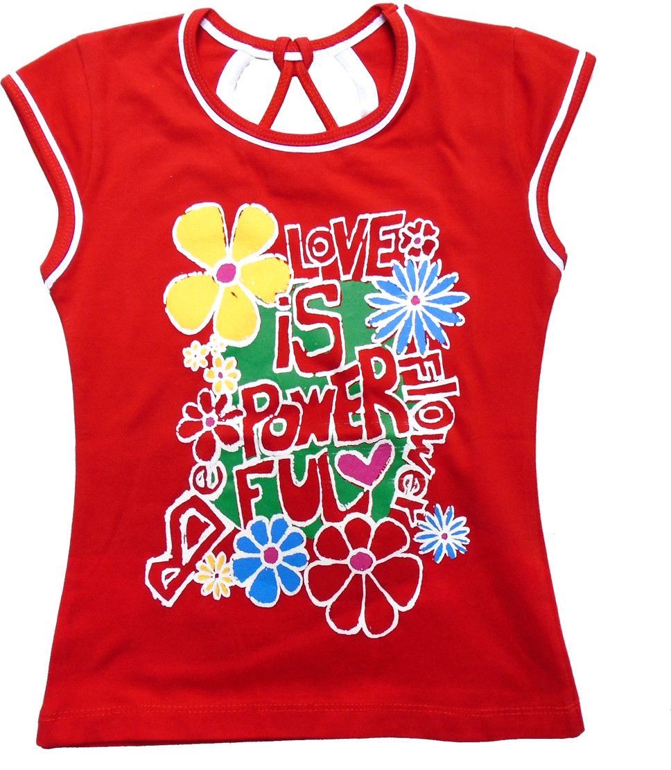 16% OFF on Sweet Angel Casual Short Sleeve Printed Girl's Top 16% OFF on Sweet Angel Casual Short Sleeve Printed Girl's Top