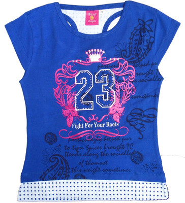 33% OFF on Sweet Angel Casual Short Sleeve Printed Girl's Top 33% OFF on Sweet Angel Casual Short Sleeve Printed Girl's Top