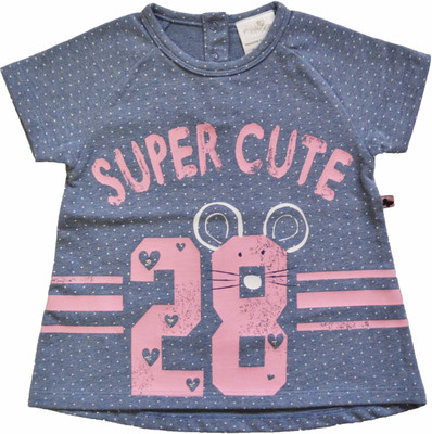 Babeez Casual Short Sleeve Printed Baby Girl's Top Babeez Casual Short Sleeve Printed Baby Girl's Top