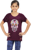 Ventra Casual Roll-up Sleeve Printed Girl's Top Ventra Casual Roll-up Sleeve Printed Girl's Top