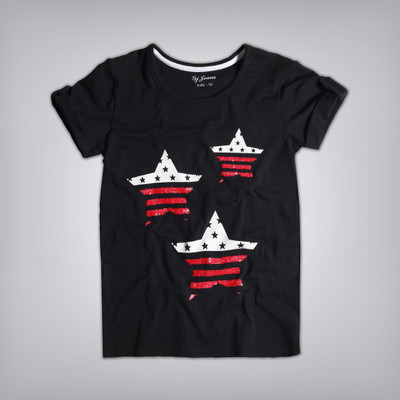 40% OFF on GJ Jeans Unltd Casual Short Sleeve Printed Girl's Top