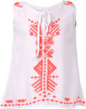 55% OFF on Bells and Whistles Casual Sleeveless Embroidered Girl's Top 55% OFF on Bells and Whistles Casual Sleeveless Embroidered Girl's Top
