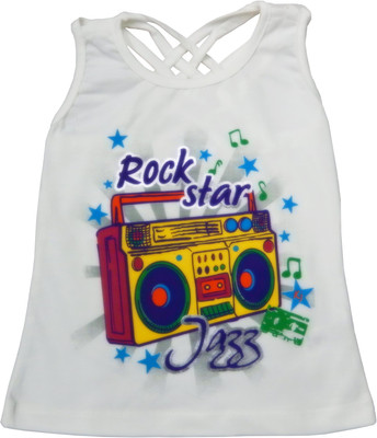 Kooka Kids Casual Sleeveless Graphic Print Girl's Top