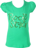 Purple Nasty Casual Short Sleeve Solid Baby Girl's Top Purple Nasty Casual Short Sleeve Solid Baby Girl's Top