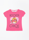 50% OFF on Angry Birds Casual Short Sleeve Printed Girl's Top