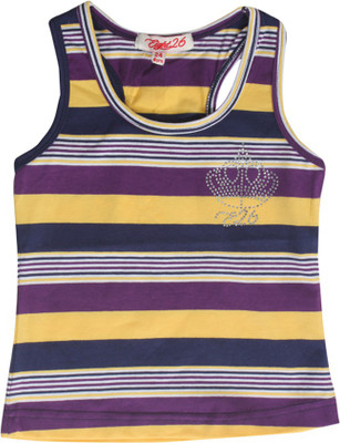 Eight 26 Casual Sleeveless Striped Baby Girl's Top