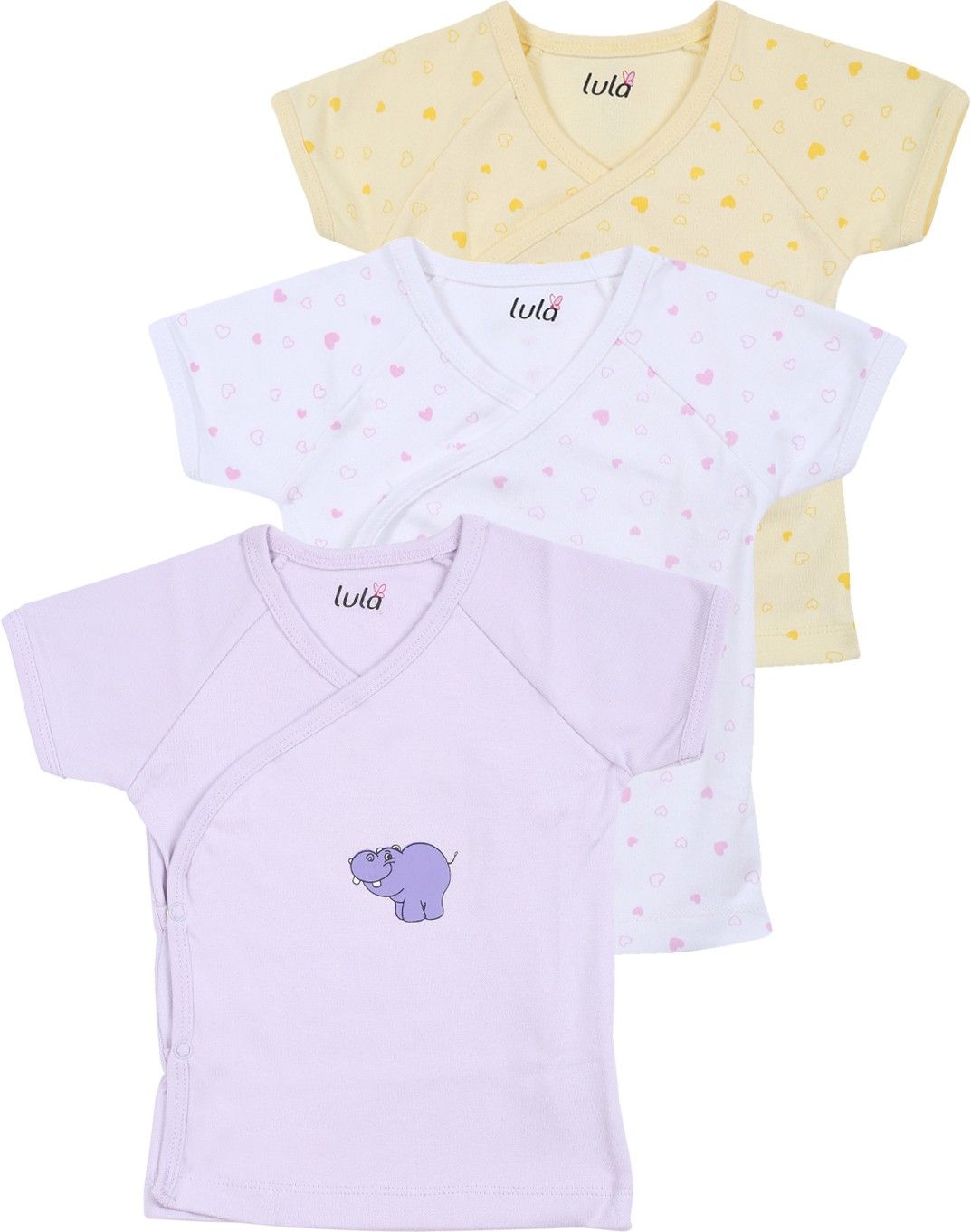 30% OFF on Lula Casual Short Sleeve Floral Print Baby Girl's Top