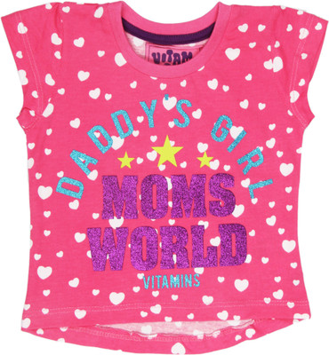 Vitamins Casual Short Sleeve Printed Girl's Top