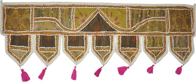 25% OFF on Lal Haveli Ethnic Handmade Patchwork With Embroidered Work Door Hanging Toran