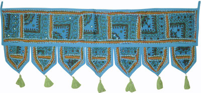 45% OFF on Lal Haveli Ethnic Handmade Mirror Embroidered Door Decoration Door Hanging Toran