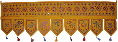 31% OFF on Lal Haveli Beautiful Embroidery with Mirror Work Handmade Toran