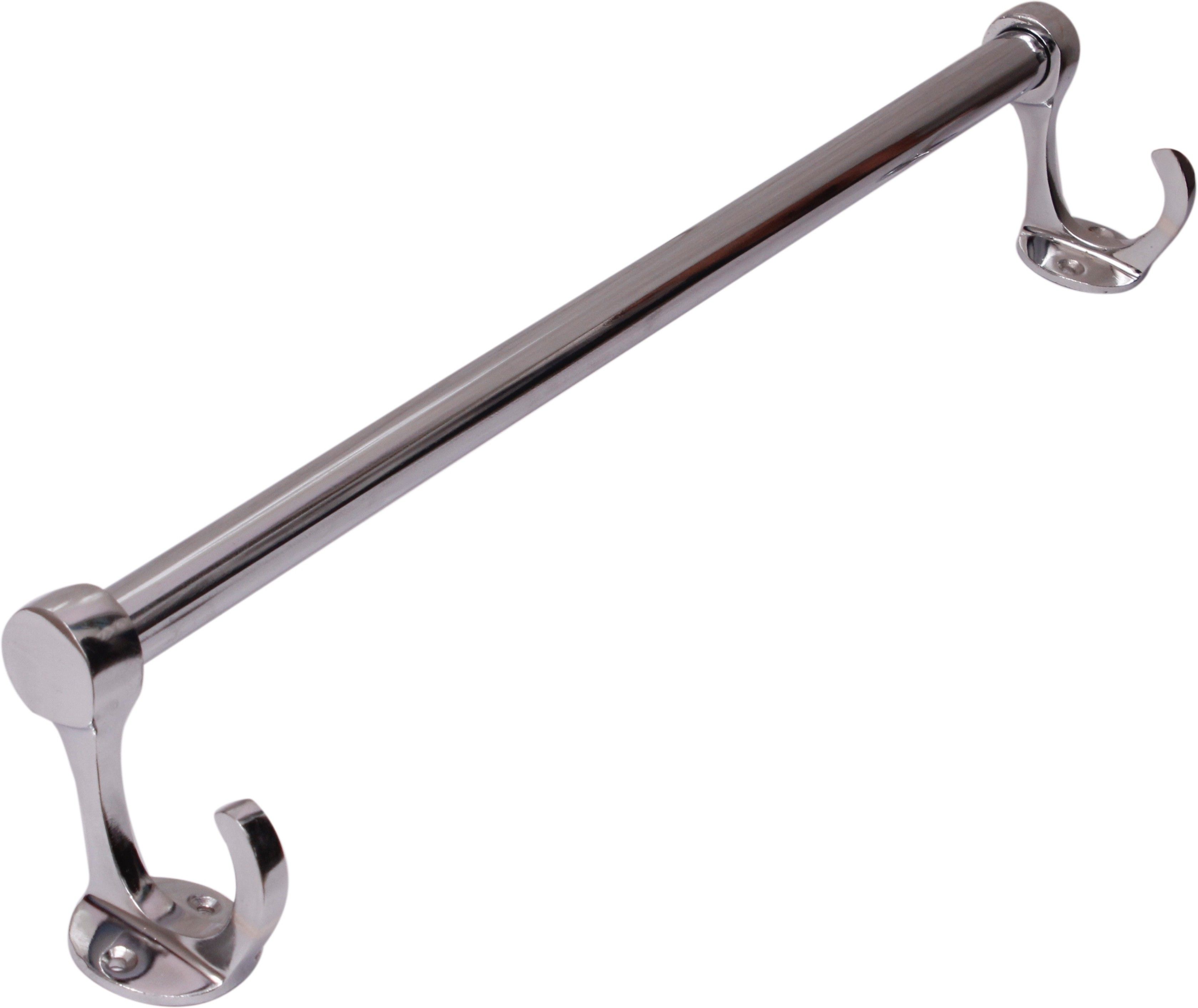 41 OFF on Sunrise 24 Inches Hook Rod Steel Towel Holder Stainless
