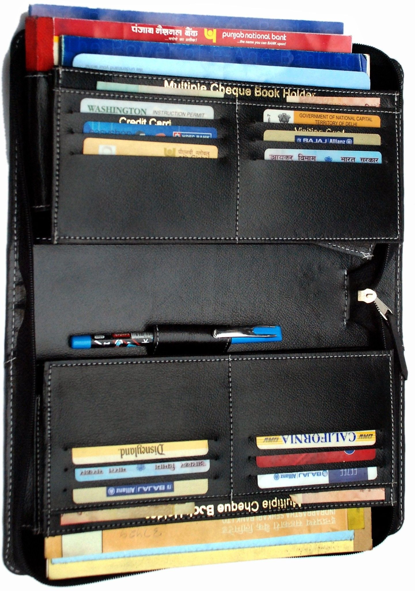 Sukeshcraft Multiple Cheque Book Holder Black Price in India