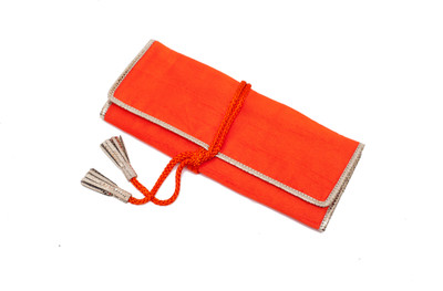 56% OFF on SG Collection Raw Silk Jewelry Orange 56% OFF on SG Collection Raw Silk Jewelry Orange