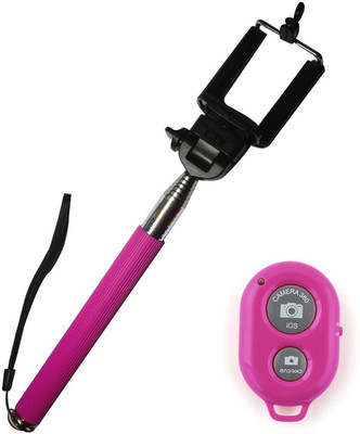Tuzech Stick With Remote Shutter (Combo) Selfie Stick Tuzech Stick With Remote Shutter (Combo) Selfie Stick